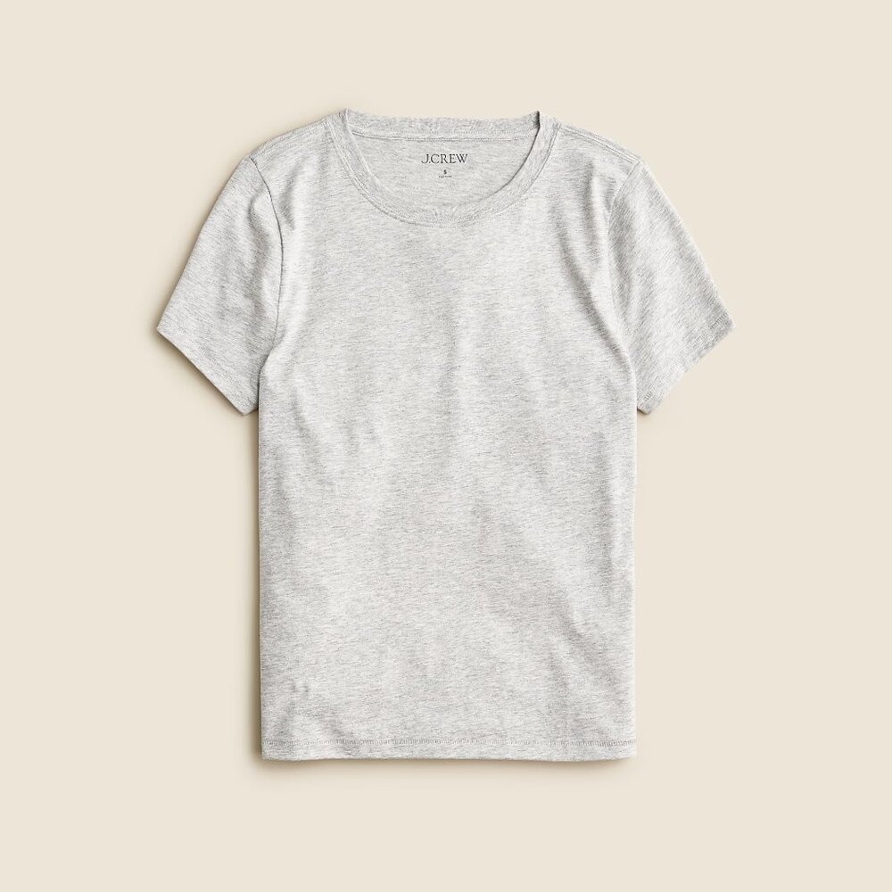 J.Crew Grey Pima cotton slim-fit T-shirt - Picture 2 of 2